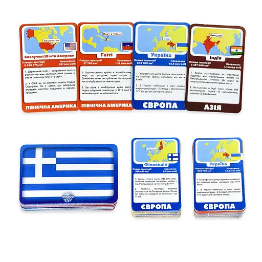 Настільна гра Strateg Прапори світу українською мовою (30445) - фото 3