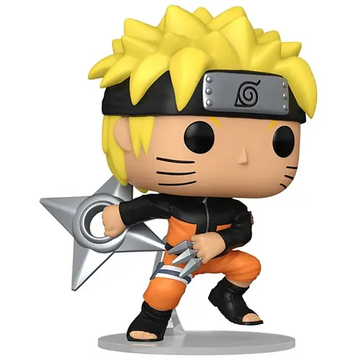 Ігрова фігурка Funko Pop! Naruto Shippuden Naruto Uzumaki з кунаями та cюрікеном (83804)