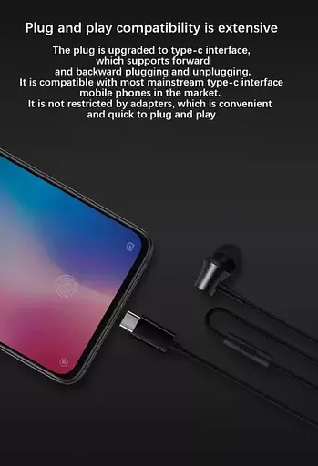 Наушники Xiaomi проводные Piston Headphones Type-C Edition (ZBW4482TY HSEJ04WM) - фото 7