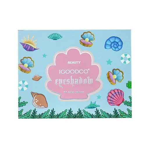 Дитяча палетка тіней для повік Igoodco LK2973, 24 кольори, з пензликом - фото 1
