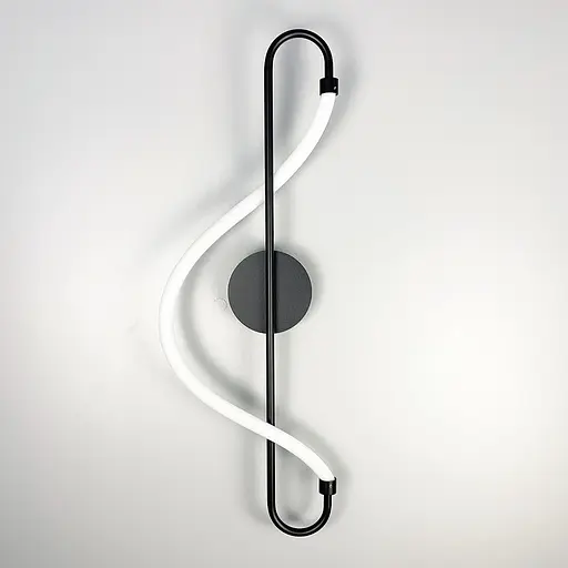 Настінний чорний світильник William Soft Line F WJ 221/1 BK - фото 8