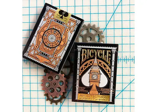 Карти гральні United States Playing Card Company Bicycle Architectural Wonders Of The World (Bicycle Premium) (02541) - фото 8