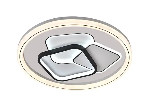 Стельова люстра 5010 (Білий+Чорний) - фото 2