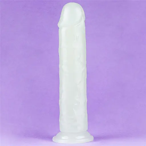 Фалоімітатор неоновий Lumino Play Dildo 21 см синій - фото 14