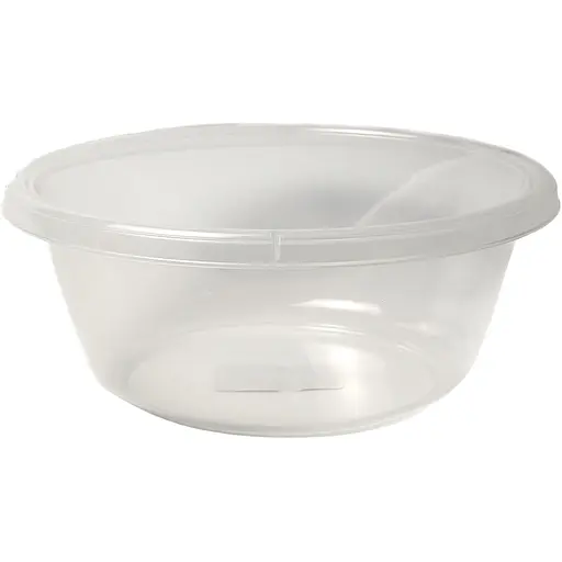 Миска Stars Plast круглая прозрачная 2.7 л  (94011/проз)