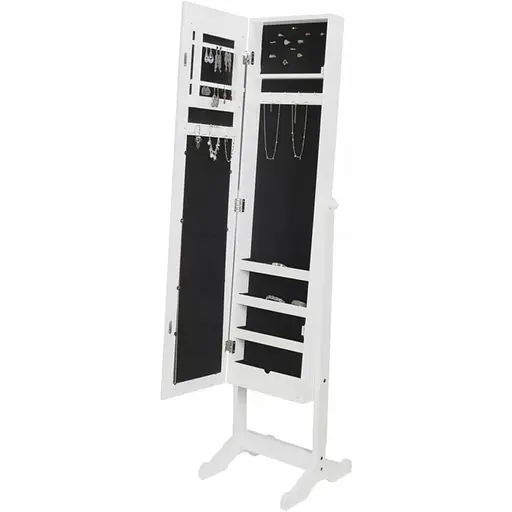Підлогове дзеркало-шафа Chomik Paks білий - фото 4