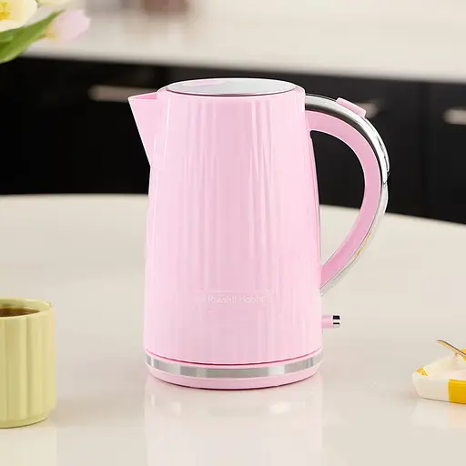 Russell Hobbs Электрочайник Eden, 1.7л, нержавеющая сталь, пластик, малиновый - фото 8