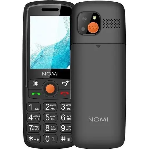 Мобильный телефон бабушкофон Nomi i2440 Black