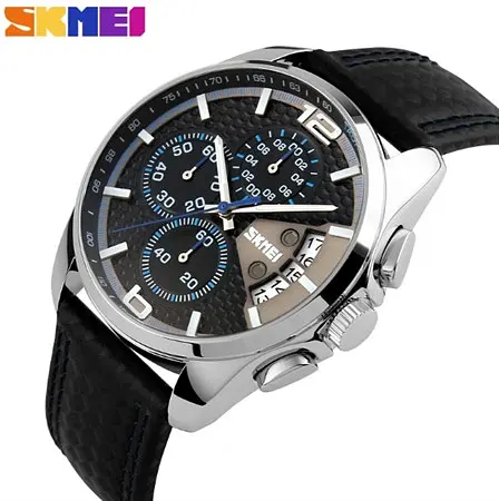 Чоловічий годинник Skmei 9106 Spider blue - фото 4