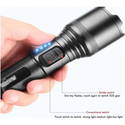 Ліхтарик DK SY-2006 Black [152324] - фото 4