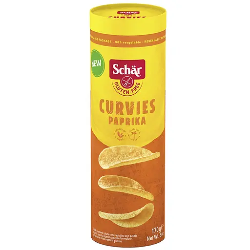 Чипсы картофельные с паприкой Dr. Schaer Curvies Paprika 170 г