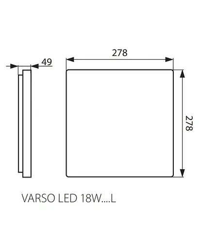 Уличный светильник Kanlux 26980 Varso LED 18W-NW-L-SE - фото 2