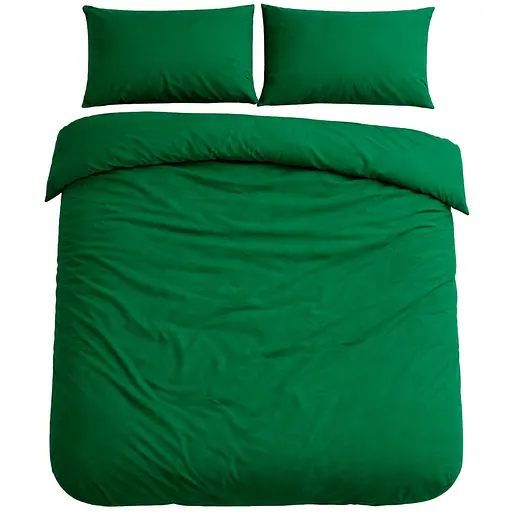 Підковдра Ecotton фланель Dark Green 180х215 см темно-зелений (25536) - фото 1