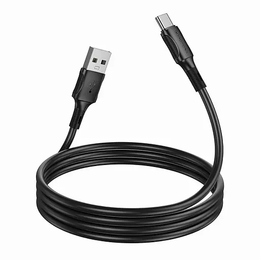 Зарядное устройство Borofone BA95A USB-A и кабель Type-C 18W поддержка Quick Charge 3.0 черный - фото 3
