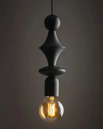 Підвісний світильник, люстра TK Lighting 10871 Tower E27 1x15W IP20 чорний - фото 3