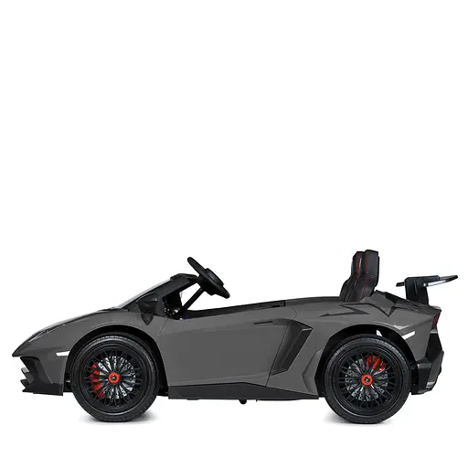 Електромобіль дитячий Bambi Lamborghini Racer M 5738AL-11 з музикою світлом Bluetooth та надувними колесами - фото 4