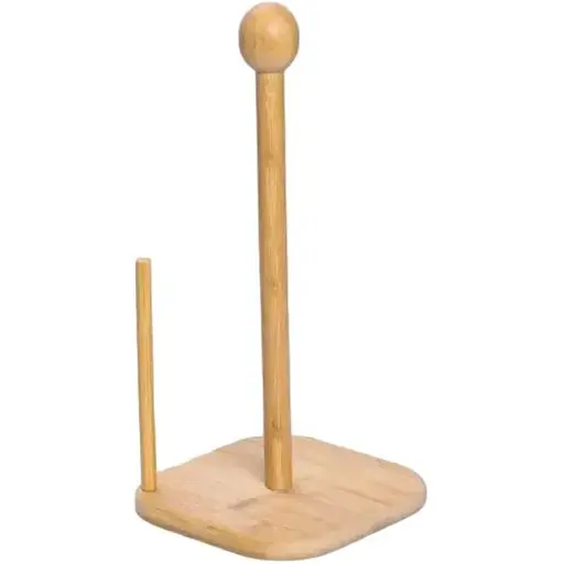 Тримач для паперових рушників Yiwu HB-40-10 дерев'яний Бежевий - фото 1