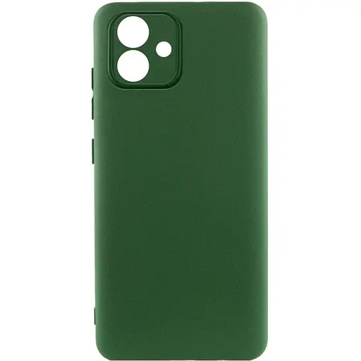 Чехол Getman TPU Liquid Silk Full Camera для Samsung Galaxy A05 Зеленый/Dark green