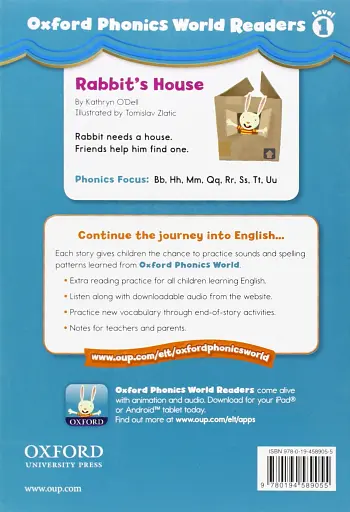 Oxford Phonics World 1 Reader. Rabbit's House - фото 2