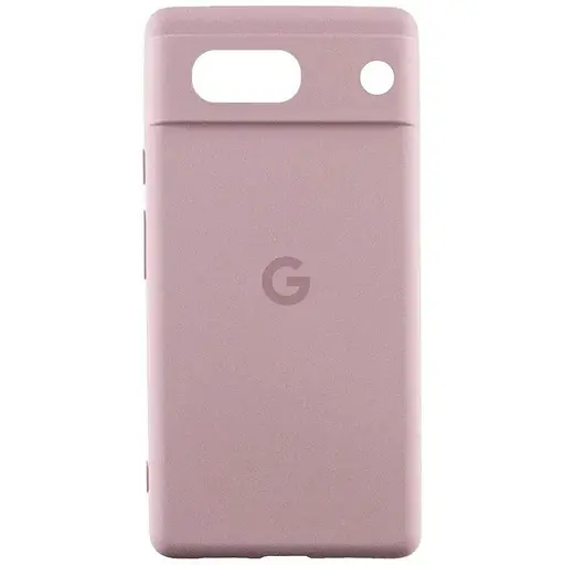 Чехол Lakshmi Silicone Cover Full Camera (AAA) with Logo для Google Pixel 7a Розовый / Pink Sand