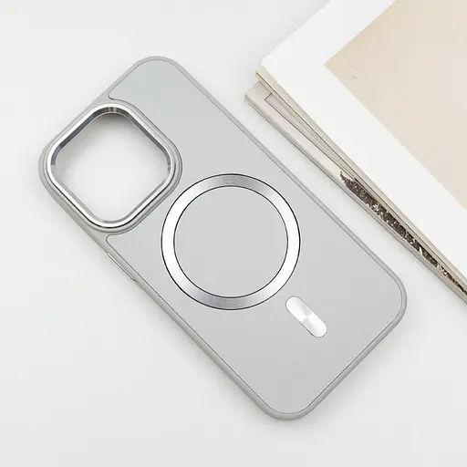 Шкіряний чохол Epik SnapCase with MagSafe для Apple iPhone 11 Pro Max 6.5 Grey - фото 3