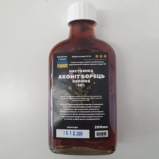 Настоянка на корінні ако ніт борець 200 мл - фото 1