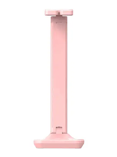 Настільна лампа зі акумулятором 2000 mAH, два плафона, сенсорним управлінням, поворотом на 180° Рожева  - фото 2