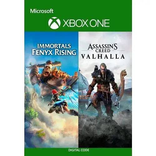 Гра Assassin's Creed Valhalla + Immortals Fenyx Rising (ваучер на скачування) (російська версія) (Xbox One Series X/S)