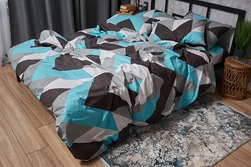 Пододеяльник Moon&Star Бязь Gold Люкс Dodger Двуспальный 175x210 см - фото 4