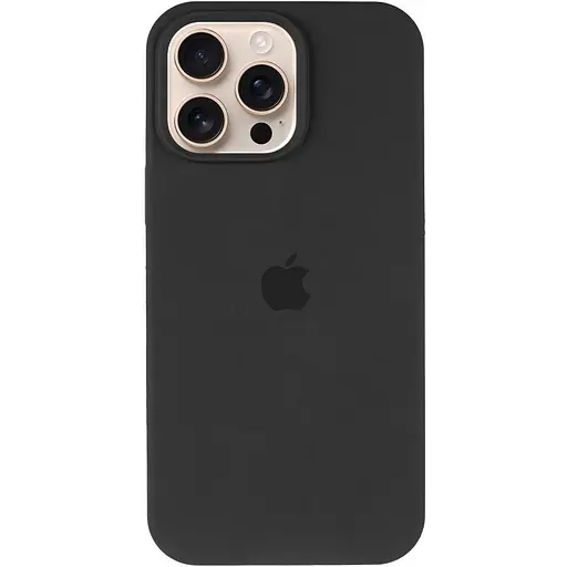 Чехол Epik Silicone Case Full Protective AA для Apple iPhone 16 Pro 6.3 Черный/Black - фото 2