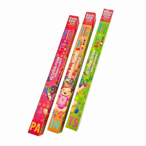 Детский набор для творчества "Радужные ручки" 5028-AC Пальчиковые краски - фото 3