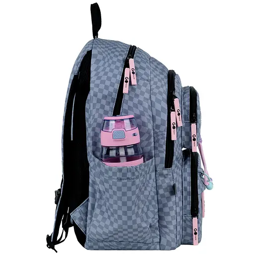 Рюкзак GoPack Education 120M-2 Pixel Mood Сірий (GO26-120M-2) - фото 5