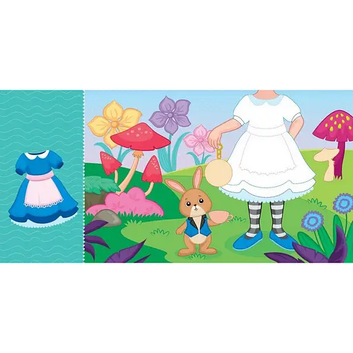 Детская книга с наклейками Одень куклу "Крошка София на маскараде" Ранок 615009 - фото 3