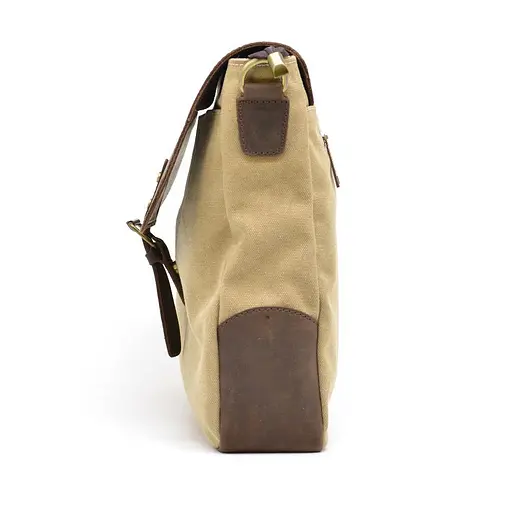 Кожаная мужская сумка через плечо TARWA 30х32х7.5 см sum0025859 - фото 8