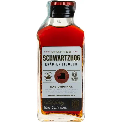 Лікер Schwartzhog Krauter Liqueur 36.7% 0.05 л - фото 1