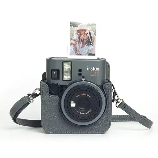 Чехол для фотоаппарата Fujifilm Instax Mini 41 серый - фото 5