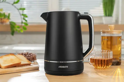 Ardesto Электрочайник 1.7л, Otter, пластик, черный матовый - фото 2