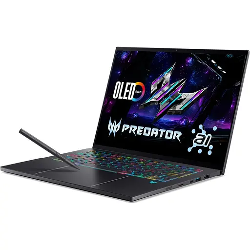 Игровой ноутбук ACER Predator Triton 14 AI PT14-52T (NH.U22EX.001), Intel Core Ultra 9288 В (до 5,1 ГГц), 14-дюймовый сенсорный экран с разрешением 2.8K, 32 ГБ, SSD на 1 ТБ, NSD - фото 4