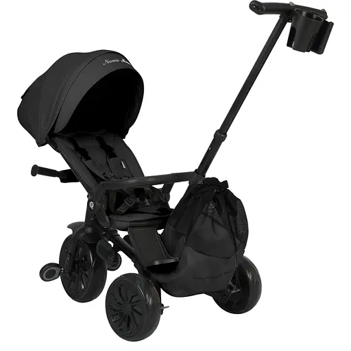 Велосипед трехколесный детский Qplay Nova Max складной Black (S703NovaMaxBlack) - фото 3