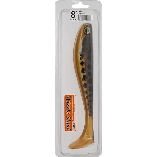 Силикон FishUP Wizzle Shad 7" #360 Snakehead (2 шт/уп) - фото 2