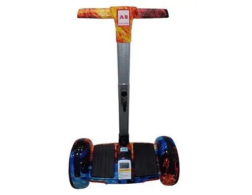 Гироскутер-сигвей с ручкой Smart Balance A8 Premium 10.5" Огонь и лед - фото 2