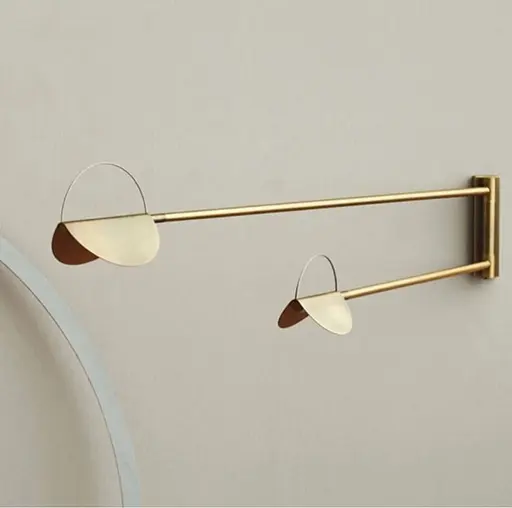 Золотой светильник-бра в скандинавском стиле с поворотным механизмом Line F Арт. WSE14 GD - фото 1