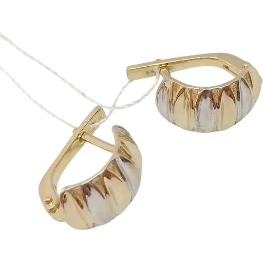 Золотые серьги Империя золота. СБ102И