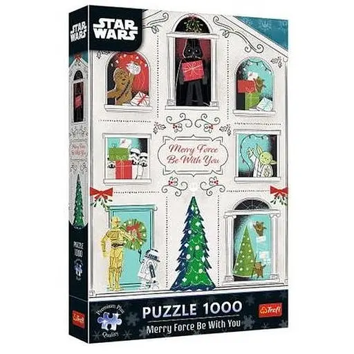 Пазл Trefl Пусть Сила Рождества будет с вами, Звёздные войны, 1000 ел. (12087)