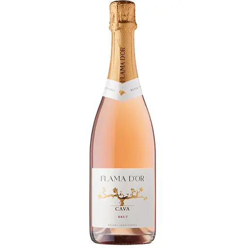 Вино игристое Flama d'Or Cava Brut Rose розовое 11.5% 0.75 л