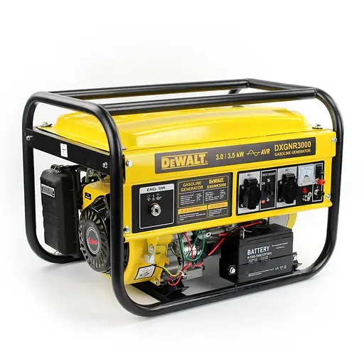 Генератор бензиновый DeWalt DXGNR3000 3.5 кВт медная обмотка электро стартер - фото 3