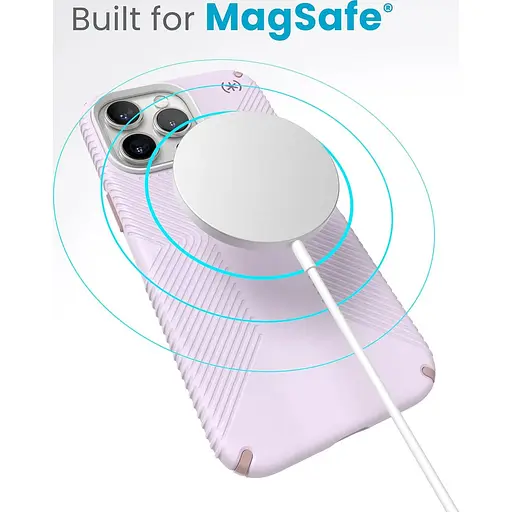 Оригінальний протиударний чохол Speck Presidio2 Grip MagSafe для Iphone 15 Pro Max (6.7") Soft Lilac 150575-3207 - фото 2