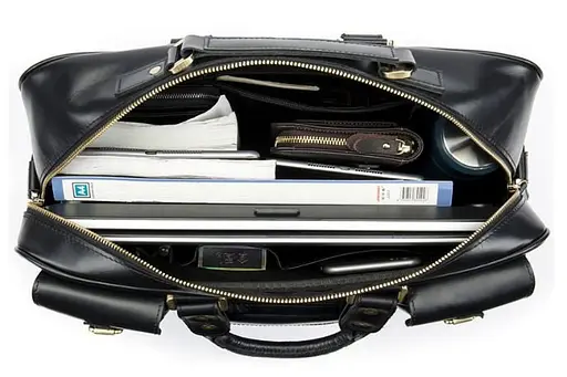 Чоловіча шкіряна сумка Vintage 40х30х9 см sum0012377 - фото 7