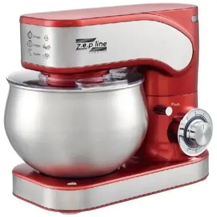 Кухонная машина комбайн Zepline ZP-136 Красный 3500 Вт - фото 1