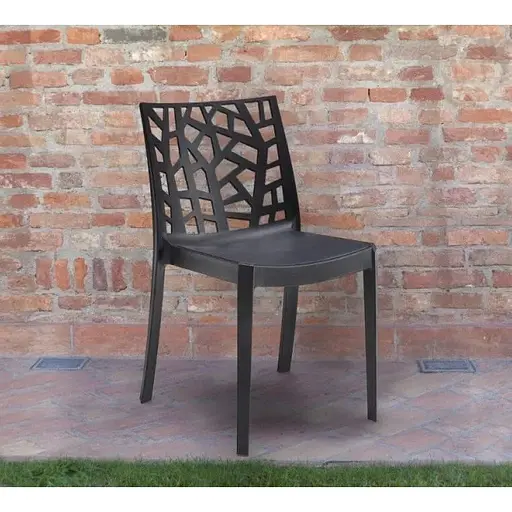 Стул садовый пластиковый Bica Matrix графит - фото 5